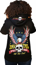 Load image into Gallery viewer, LETHAL THREAT HOODY WM ZIP BRNFRE BK 1W HD84072-1X