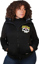 Load image into Gallery viewer, LETHAL THREAT HOODY WM ZIP BRNFRE BK 1W HD84072-1X