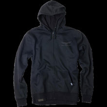 Load image into Gallery viewer, FACTORY EFFEX-APPAREL HOODY ZIP GOLDWING BLK 2X 25-88818
