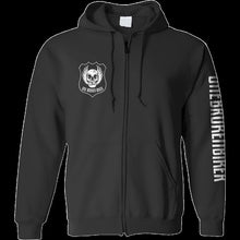 Load image into Gallery viewer, ONE BROKEN BIKER MENS ZIP UP 3 LOGO HOODIE XL M3LOGOZIPHDXL