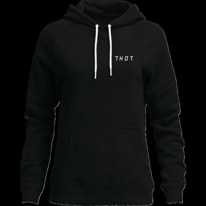 THOR HOODIE WOMENS TRAX BLACK MD 3051-1236