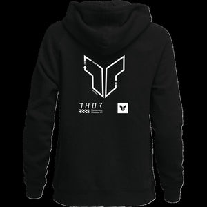THOR HOODIE WOMENS TRAX BLACK MD 3051-1236