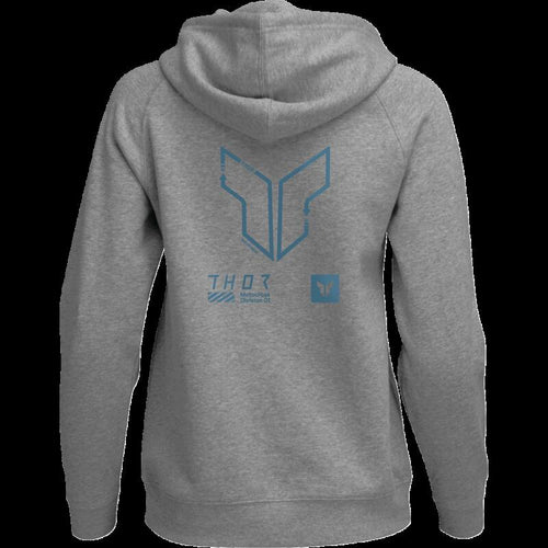THOR HOODIE WOM TRAX HTR GY S 3051-1240
