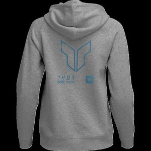 THOR HOODIE WOM TRAX HTR GY S 3051-1240