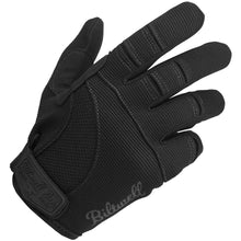Load image into Gallery viewer, Biltwell Moto Gloves | Motorcycle Gloves | Abrasion Resistance | Breathable Fabric | Open Cuff | Black | X-Large - Motomike Canada