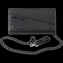 Load image into Gallery viewer, Z1R WALLET LTHR ZIR BLK LONG 3070-1119