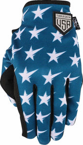 THRASHIN SUPPLY CO. GLOVES SIEGE LTHR BLK SM TSG-0001-08
