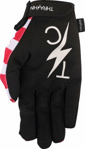 THRASHIN SUPPLY CO. GLOVES SIEGE LTHR BLK SM TSG-0001-08
