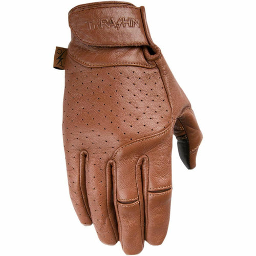 THRASHIN SUPPLY CO. GLOVES SIEGE LTHR BRN SM TSG-0000-08