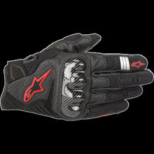 Load image into Gallery viewer, ALPINESTARS (ROAD) GLOVE SMX1 AIR V2 BK/R M 3570518-1030-M