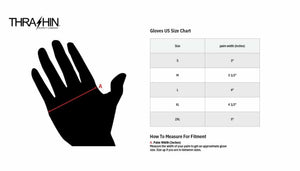 THRASHIN SUPPLY CO. GLOVES BOXER BLK LG TBG-01-10