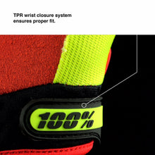 Load image into Gallery viewer, 100% RIDEFIT GLOVES FLUO ORANGE XXL 10010-00009