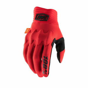 100% COGNITO 100% GLOVE RED/BLACK SM 10014-00020