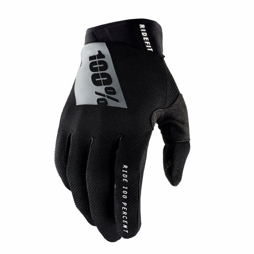 100% RIDEFIT GLOVES BLACK SM 10010-00000
