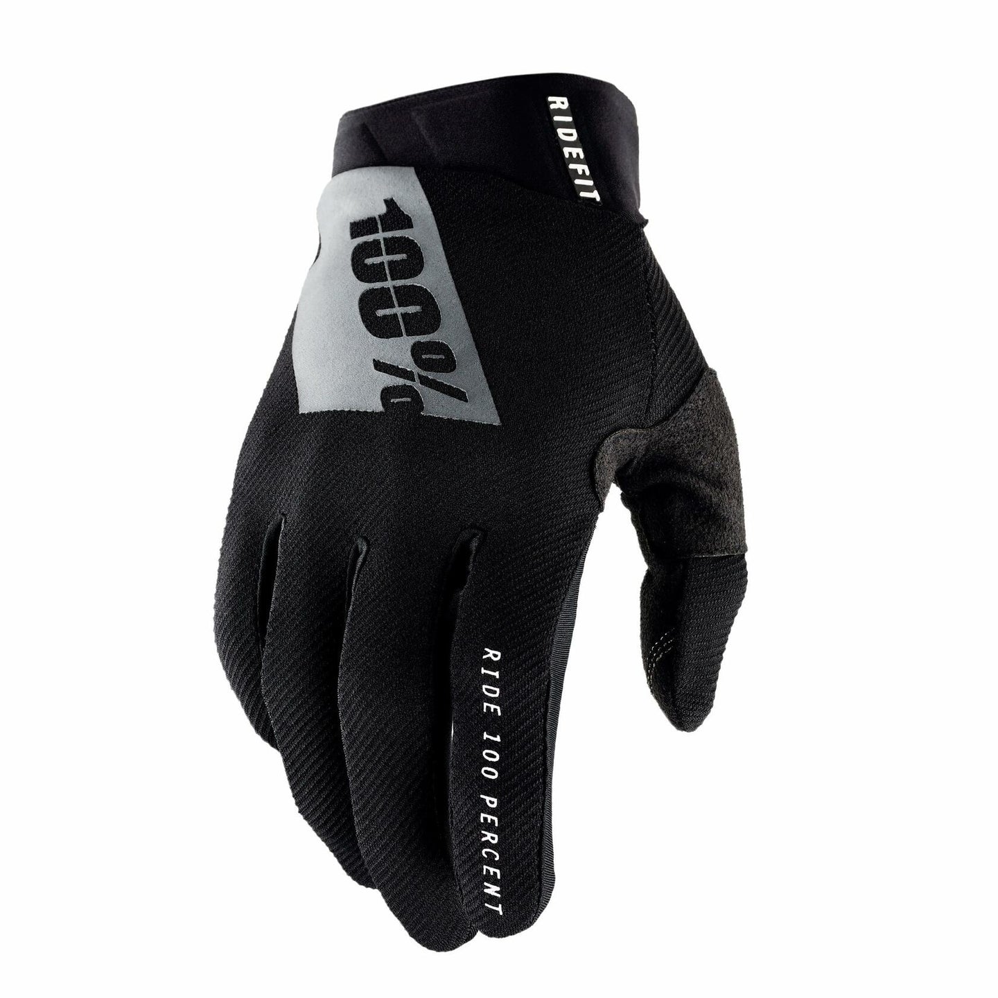 100% RIDEFIT GLOVES BLACK SM 10010-00000