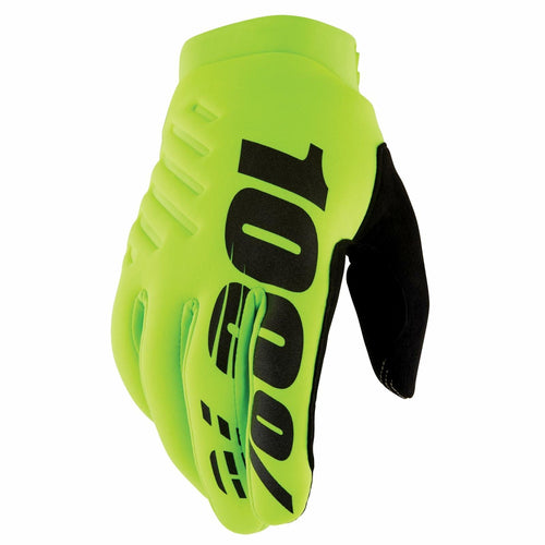 100% BRISKER 100% GLOVE FLUO YELLOW XXL 10003-00019