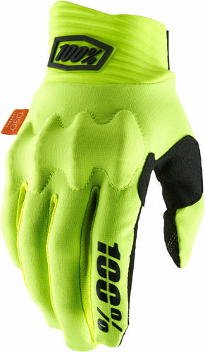 100% COGNITO 100% GLOVE FLUO YELLOW/BLACK SM 10014-00015