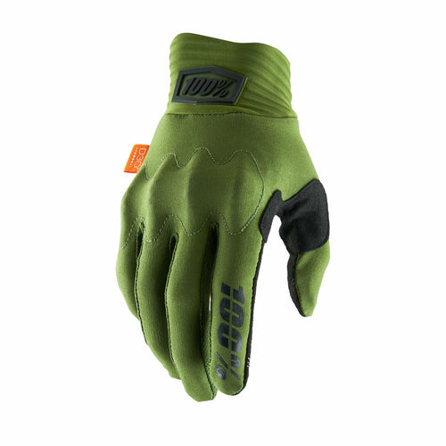 100% COGNITO 100% GLOVE ARMY GREEN/BLACK SM 10014-00000