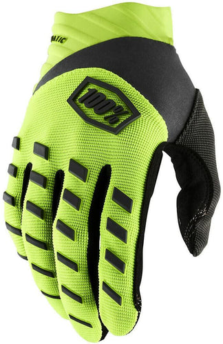 100% AIRMATIC GLOVE FLUO YELLOW/BLACK SM 10000-00010