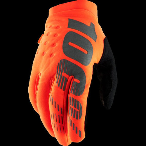 100% BRISKER GLOVES FLUO ORANGE/BLACK - S 10003-00010