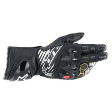 Load image into Gallery viewer, Alpinestars GP Tech V2 Mens Leather Motorcycle Gloves Black/White LG