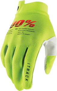 100% ITRACK GLOVES FLUO YELLOW XXL 10008-00014