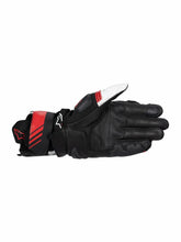 Load image into Gallery viewer, ALPINESTARS (ROAD) GLOVE GP+ R V3 LTHR BK/WT/BRT RD M 3550825-1304-M