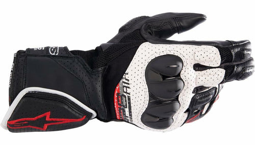 Alpinestars SP-8 Air V3 Gloves (XXX-Large) (Black/White/RED)