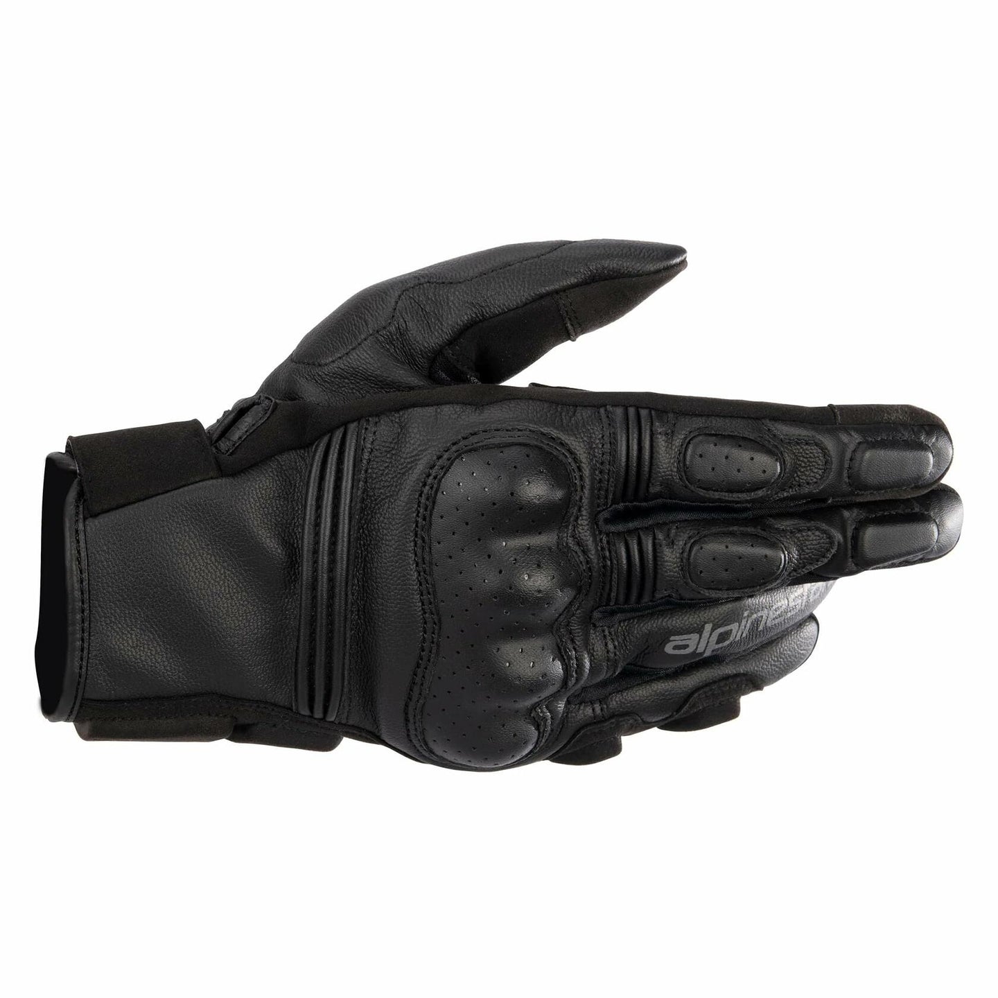 Alpinestars Phenom Mens Leather Motorcycle Gloves Black/Black 3XL