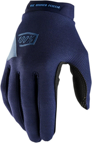 100% RIDECAMP WOMEN'S GLOVES NAVY/SLATE - XL 10013-00019