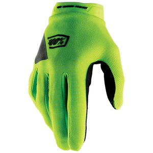 100% RIDECAMP WOMEN'S GLOVES FLUO YELLOW/BLACK - M 10013-00007