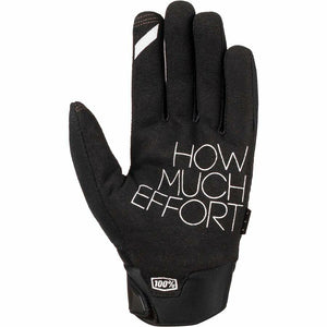 100% BRISKER 100% GLOVE BLACK/GREY YOUTH SM 10004-00000