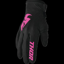 Load image into Gallery viewer, THOR GLOVE WMN SECTOR BK/PK XL 3331-0245