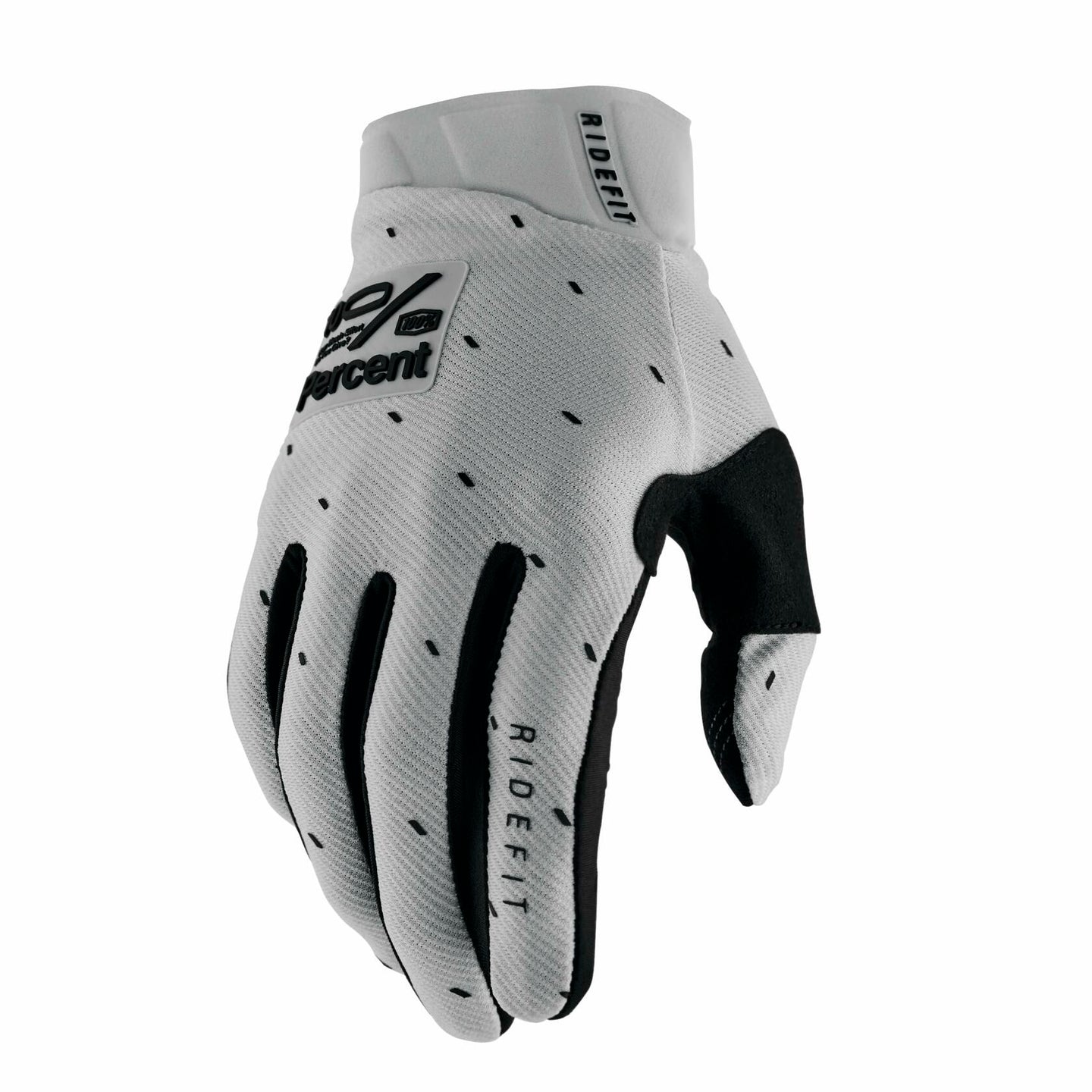 100% RIDEFIT GLOVES SLASHER SILVER - S 10010-00040