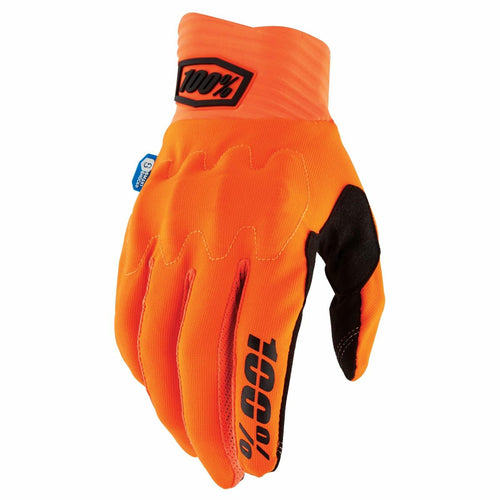 100% COGNITO SMART SHOCK GLOVES FLUO ORANGE - S 10014-00035
