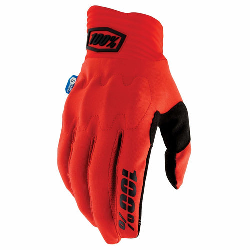 100% COGNITO SMART SHOCK GLOVES RED - M 10014-00046