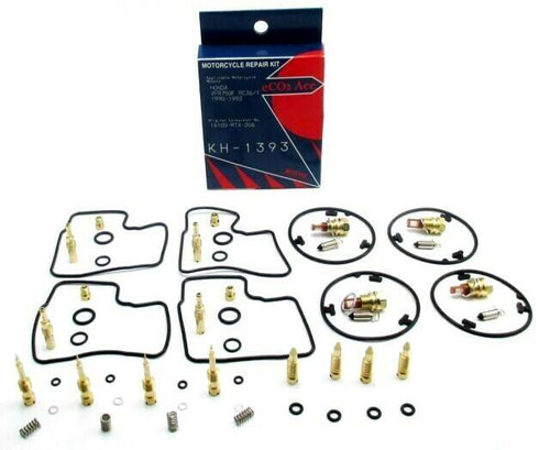 Honda Carburetor Repair Carb Kit VFR750F RC36 90-93 all 4 KH-1393| Keyster Japan