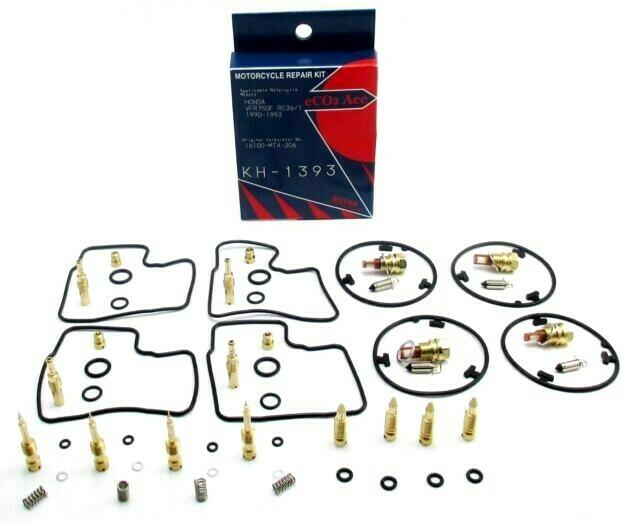 Honda Carburetor Repair Carb Kit VFR750F RC36 90-93 all 4 KH-1393| Keyster Japan