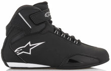 Load image into Gallery viewer, Alpinestars Women's Stella Sektor Water Proof Road Riding Shoe (10, Black Silver) - Motomike Canada