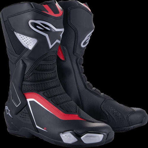 ALPINESTARS (ROAD) BOOTS SMX-6 V3 BK/SI/RD 44 2223025-199-44