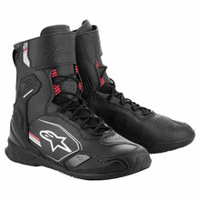 Load image into Gallery viewer, Alpinestars Superfaster Motorcycle Shoes, Black Grey Red, 12