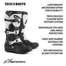 Load image into Gallery viewer, ALPINESTARS BOOT TECH 3 BK/WT 8 2013018-12-8