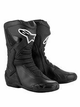 Load image into Gallery viewer, Alpinestars SMX-6 V3 Motorcycle Boots, High-Speed Protection &amp; Comfort - CE Certified, Replaceable Toe Sliders, Enhanced Ankle Protection, Breathable &amp; Lightweight Design, Black, 6