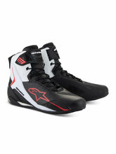 Load image into Gallery viewer, ALPINESTARS (ROAD) SHOE FASTER V4 BLK/WHT/RD 9 2510425-123-9