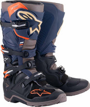 Load image into Gallery viewer, Alpinestars 2012620-1373-10: Tech 7 Enduro Drystar Boots Blk/Ngt NVY/Wm Grey Sz 10