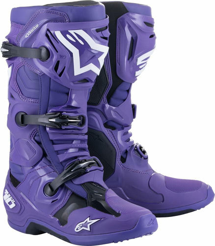 Alpinestars 2010020-394-9: Tech 10 Boots Ultraviolet Black Sz 9