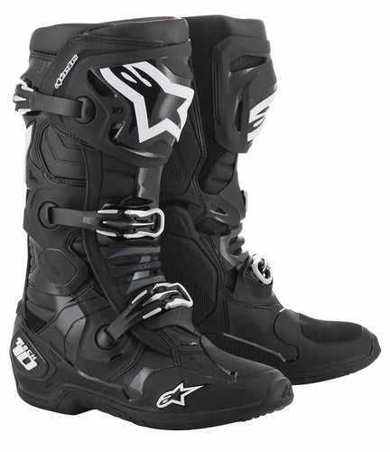 Alpinestars Tech 10 Boots Black Size 08 482-01008