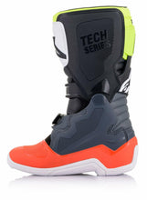 Load image into Gallery viewer, Alpinestars 2015017-9058-4 Tech 7S Boots Dark Grey/Red Fluo/Yellow Fluo Sz 04