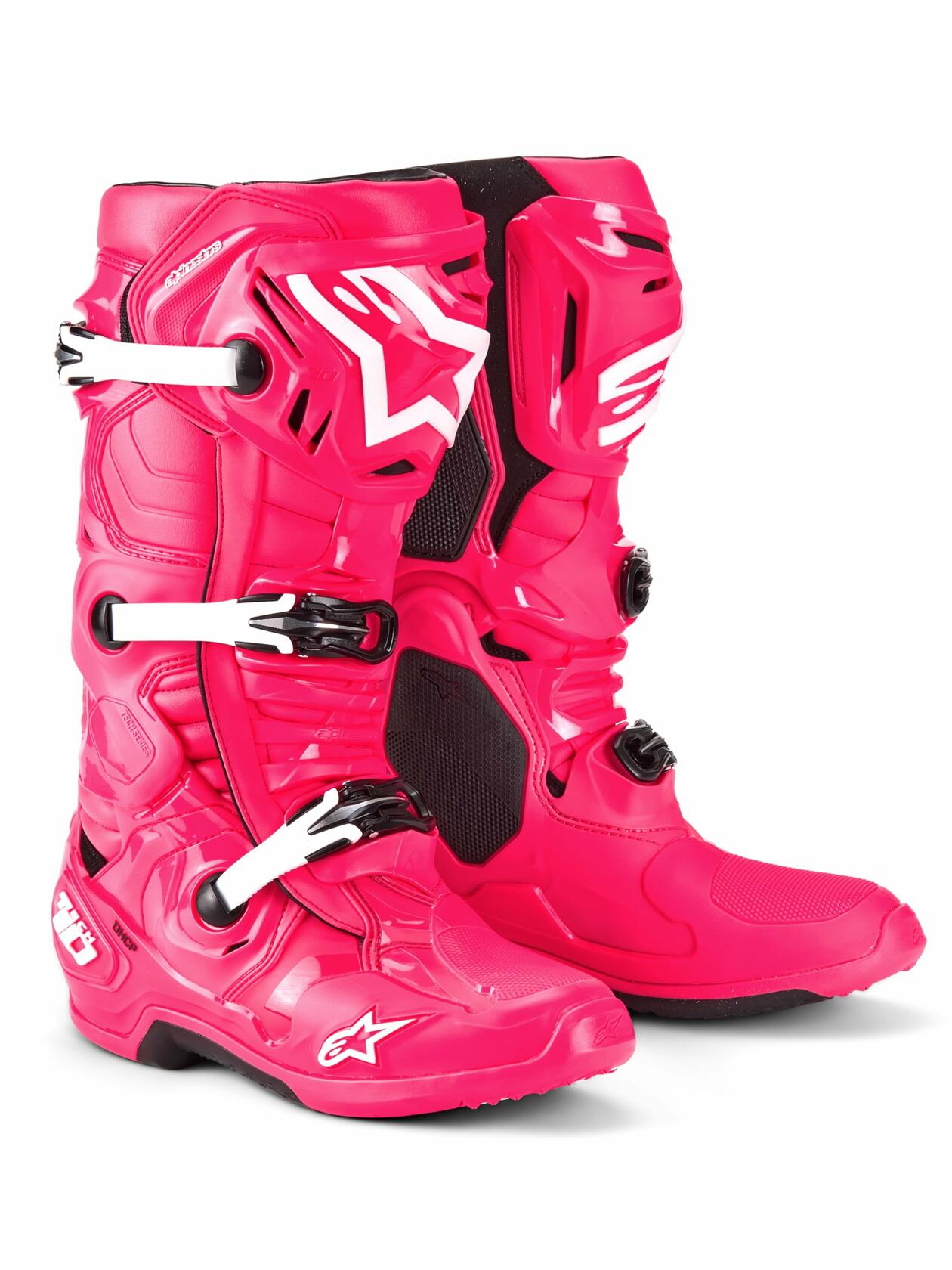 Alpinestars Tech 10 Boots, Diva Pink/White, 11