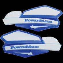 Load image into Gallery viewer, POWERMADD/COBRA HANDGUARDS BLUE/WHITE 34221 - Motomike Canada